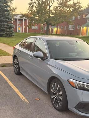 Gray 2023 Honda Civic EX