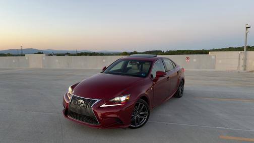 Red 2015 Lexus IS 250 Crafted Line