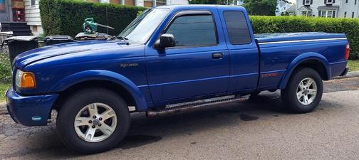 Blue 2003 Ford Ranger Edge SuperCab
