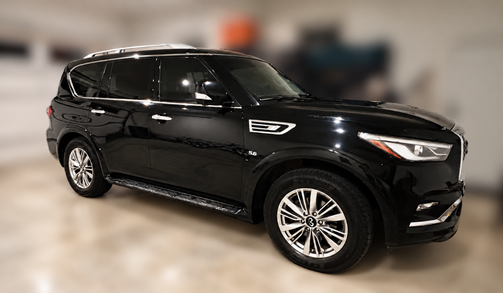 Black 2020 INFINITI QX80 LUXE