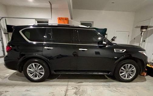 Black 2020 INFINITI QX80 LUXE