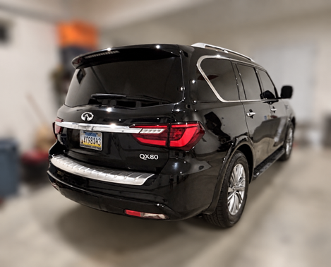 Black 2020 INFINITI QX80 LUXE