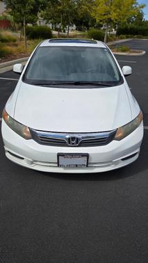 White 2012 Honda Civic EX