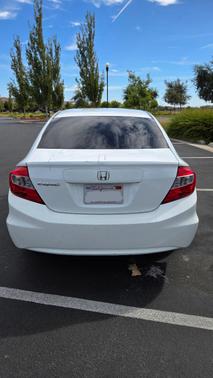 White 2012 Honda Civic EX