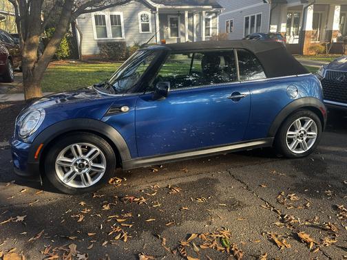 Blue 2013 MINI Convertible Cooper
