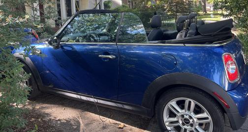 Blue 2013 MINI Convertible Cooper