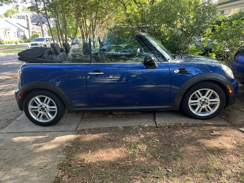 Blue 2013 MINI Convertible Cooper