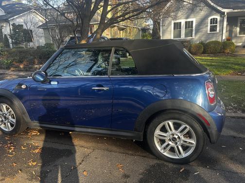 Blue 2013 MINI Convertible Cooper