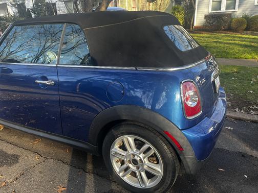 Blue 2013 MINI Convertible Cooper