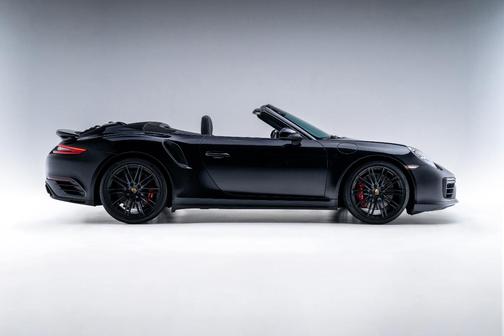Black 2017 Porsche 911 911 Turbo Cabriolet