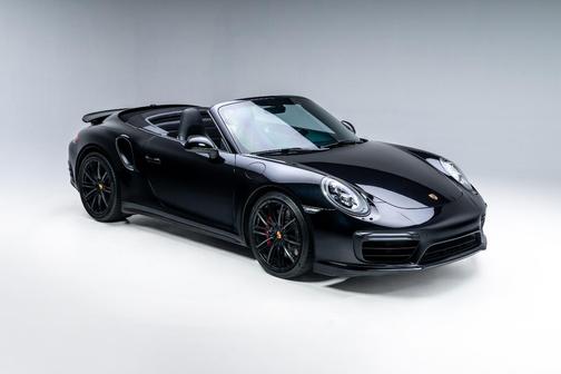Black 2017 Porsche 911 911 Turbo Cabriolet