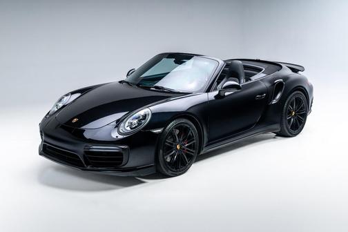 Black 2017 Porsche 911 911 Turbo Cabriolet