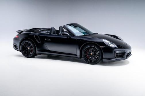 Black 2017 Porsche 911 911 Turbo Cabriolet