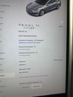 Silver 2018 Tesla Model S 100D