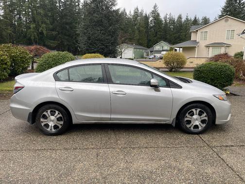 Silver 2013 Honda Civic Hybrid Base