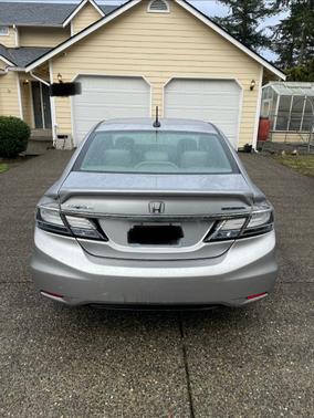 Silver 2013 Honda Civic Hybrid Base