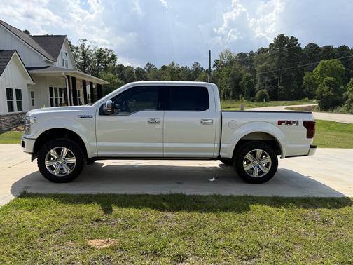 White 2018 Ford F-150 Platinum