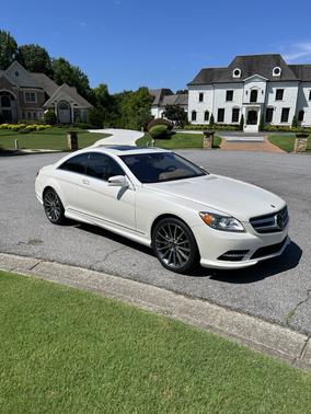 White 2013 Mercedes-Benz CL-Class CL 550 4MATIC