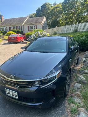 Gray 2017 Kia Optima Hybrid Base