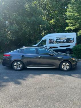 Gray 2017 Kia Optima Hybrid Base