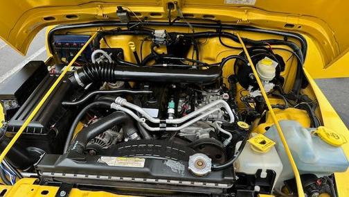 Yellow 2005 Jeep Wrangler X