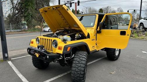 Yellow 2005 Jeep Wrangler X