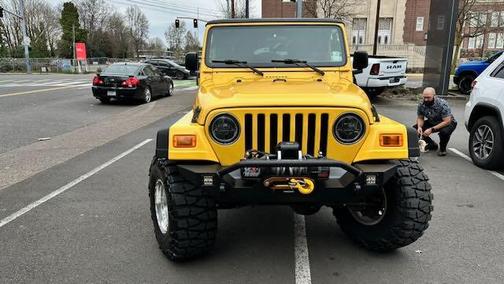 Yellow 2005 Jeep Wrangler X
