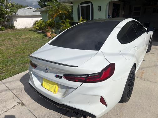 White 2023 BMW M8 Gran Coupe Competition