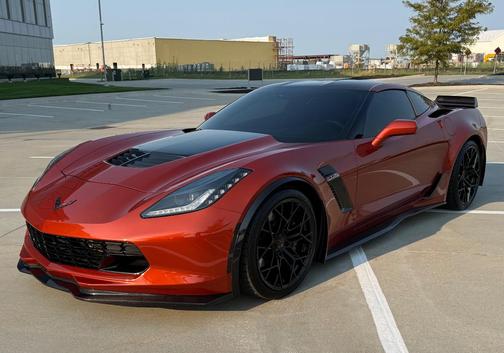 Orange 2015 Chevrolet Corvette Z06 Hardtop