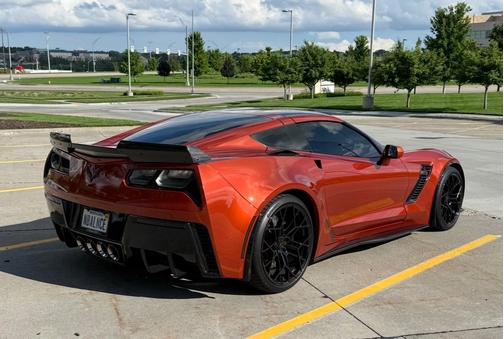 Orange 2015 Chevrolet Corvette Z06 Hardtop
