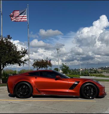 Orange 2015 Chevrolet Corvette Z06 Hardtop