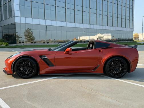 Orange 2015 Chevrolet Corvette Z06 Hardtop