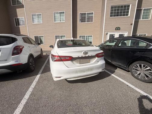 White 2020 Toyota Camry LE