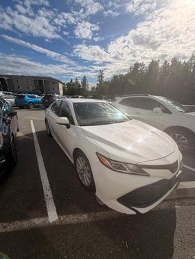 White 2020 Toyota Camry LE
