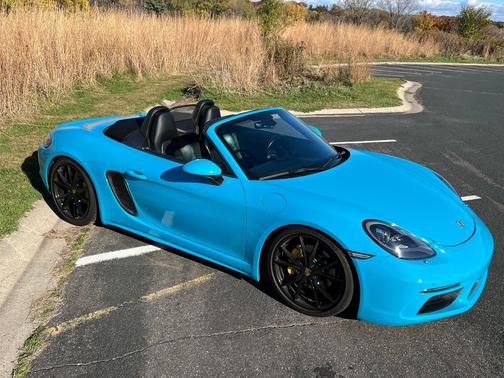 Blue 2018 Porsche 718 Boxster 718 Boxster