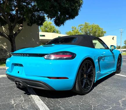 Blue 2018 Porsche 718 Boxster 718 Boxster