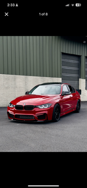 Red 2016 BMW 320 i xDrive