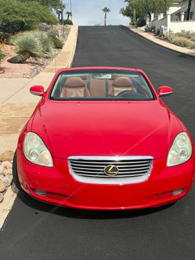 Red 2002 Lexus SC 430 Base