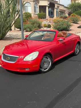Red 2002 Lexus SC 430 Base