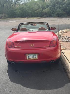 Red 2002 Lexus SC 430 Base