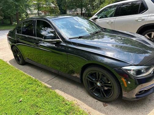 Black 2016 BMW 328 i xDrive