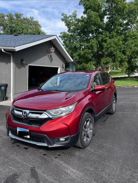Red 2017 Honda CR-V EX