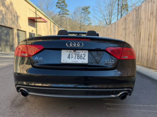 Black 2016 Audi A5 2.0T Premium