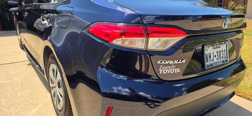 Blue 2020 Toyota Corolla Hybrid LE