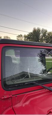Red 2003 Jeep Wrangler SE