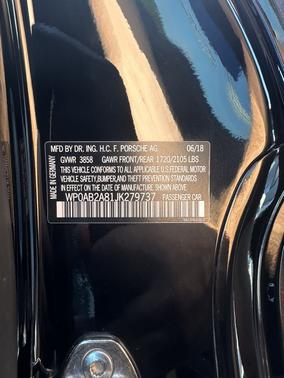 2018 Porsche 718 Cayman 718 Cayman GTS