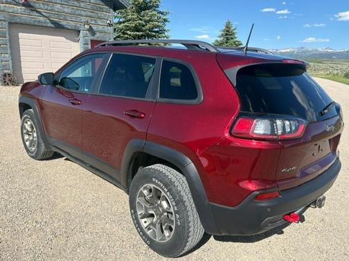 Red 2020 Jeep Cherokee Trailhawk