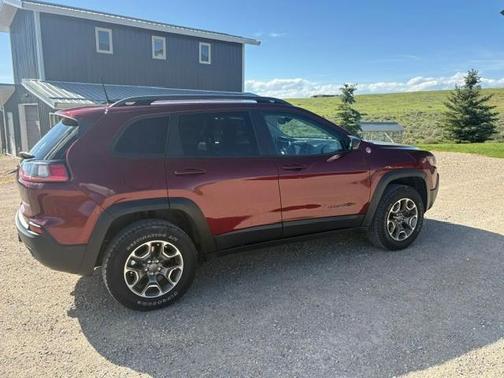 Red 2020 Jeep Cherokee Trailhawk