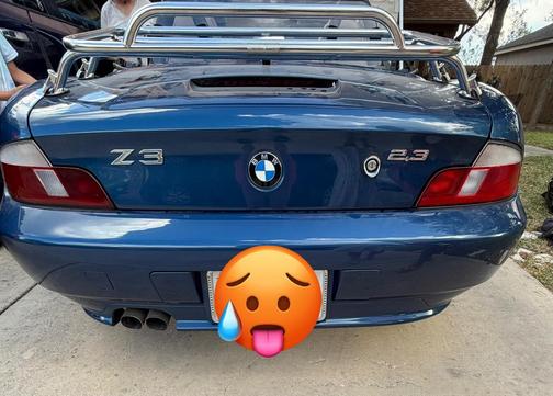 Blue 2000 BMW Z3 2.3 Roadster