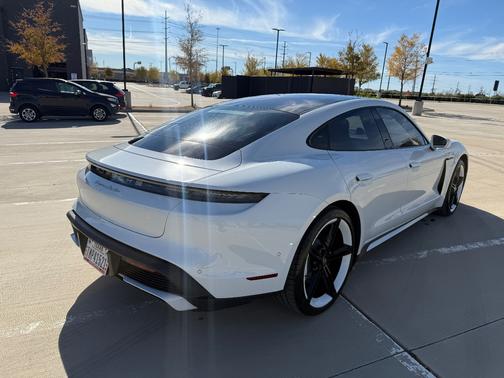White 2020 Porsche Taycan Taycan Turbo